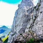 Felsen beim Abstieg von der Kampenwand