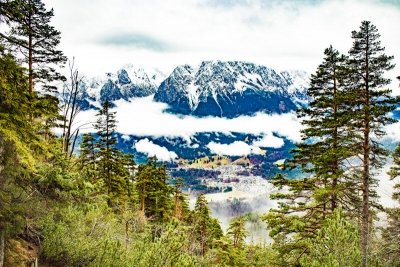 Blick auf Garmisch